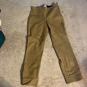 Size 0 camel colored ankle length pants